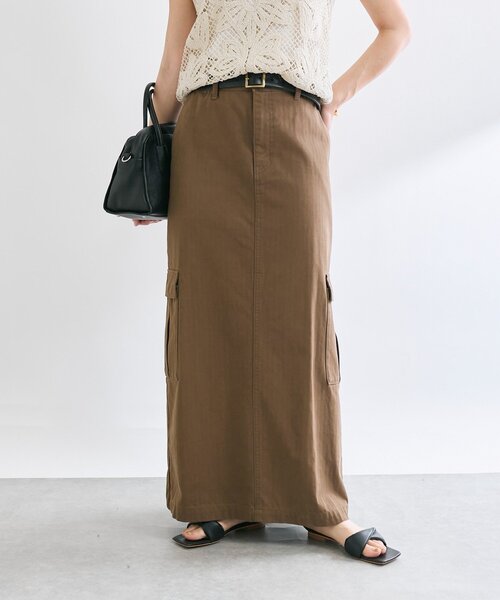 MONN.:.(モン)】カーゴマキシスカート（スカート）｜RIVE DROITE