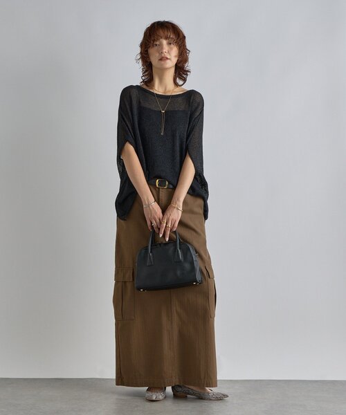 リヴドロワ モンカーゴマキシスカート美品38サイズ リヴドロワ モンカーゴマキシスカート美品38サイズ RIVE DROITE