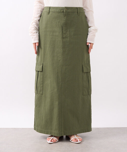 RIVE DROITE（リヴドロワ）の「【MONN.:.(モン)】カーゴマキシスカート（スカート・レディース・カーキ/ブラウン・38/36/34）」の9枚目の写真