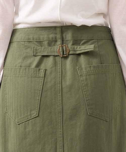 RIVE DROITE（リヴドロワ）の「【MONN.:.(モン)】カーゴマキシスカート（スカート・レディース・カーキ/ブラウン・38/36/34）」の6枚目の写真