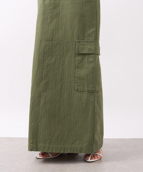 RIVE DROITE（リヴドロワ）の「【MONN.:.(モン)】カーゴマキシスカート（スカート・レディース・カーキ/ブラウン・38/36/34）」の5枚目の写真