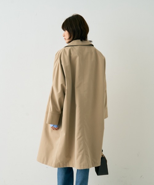 TICCA(ティッカ)の「【定番人気2026SS新作】【TICCA/ティッカ】テントトレンチコート(トレンチコート・レディース・ネイビー/ベージュ/カーキ・フリー)」の9枚目の写真