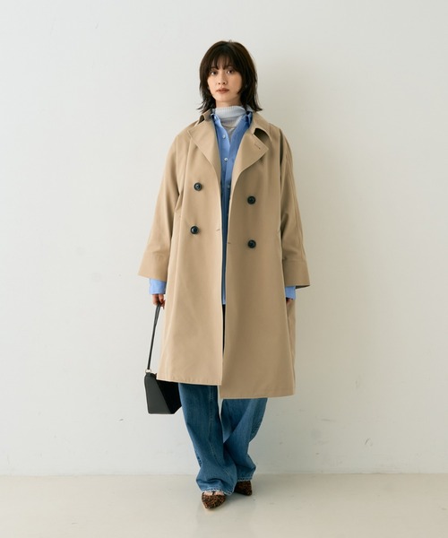 TICCA(ティッカ)の「【定番人気2026SS新作】【TICCA/ティッカ】テントトレンチコート(トレンチコート・レディース・ネイビー/ベージュ/カーキ・フリー)」の16枚目の写真