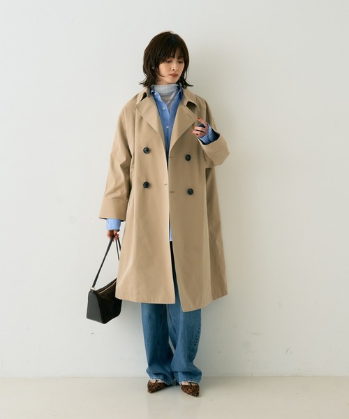 TICCA(ティッカ)の「【定番人気2026SS新作】【TICCA/ティッカ】テントトレンチコート(トレンチコート・レディース・ネイビー/ベージュ/カーキ・フリー)」の17枚目の写真