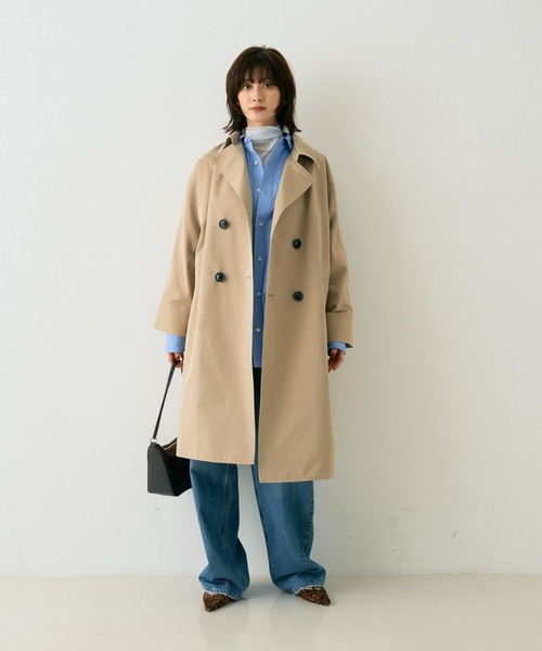 TICCA(ティッカ)の「【定番人気2026SS新作】【TICCA/ティッカ】テントトレンチコート(トレンチコート・レディース・ネイビー/ベージュ/カーキ・フリー)」の18枚目の写真