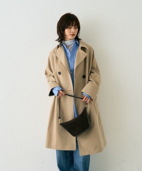 TICCA(ティッカ)の「【定番人気2026SS新作】【TICCA/ティッカ】テントトレンチコート(トレンチコート・レディース・ネイビー/ベージュ/カーキ・フリー)」の6枚目の写真