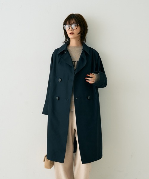 TICCA(ティッカ)の「【定番人気2026SS新作】【TICCA/ティッカ】テントトレンチコート(トレンチコート・レディース・ネイビー/ベージュ/カーキ・フリー)」の13枚目の写真