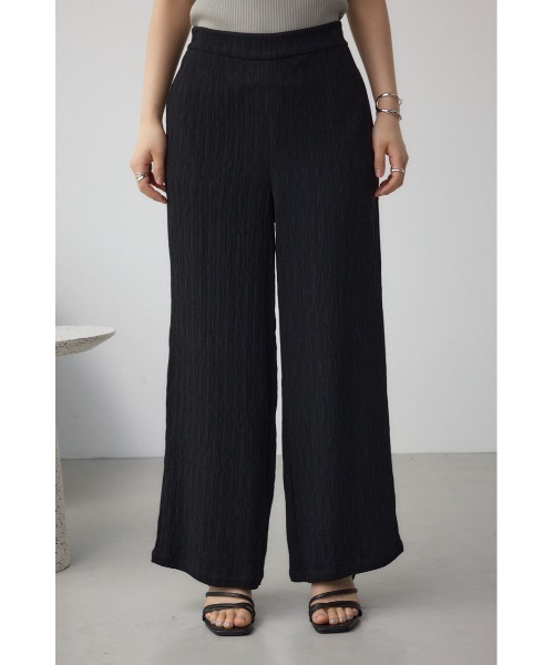AZUL by moussy(アズールバイマウジー)の「プリーツリラックスワイドパンツ(スラックス・レディース・アイボリー/ブラック/ライトカーキ・SMALL/MEDIUM)」の20枚目の写真