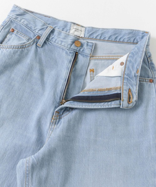 Lee(リー)の「『別注』Lee×DOORS ワイドストレートパンツ(デニムパンツ・レディース・ライトインディゴブルー/ベージュ/インディゴブルー・X-SMALL/SMALL/MEDIUM)」の14枚目の写真