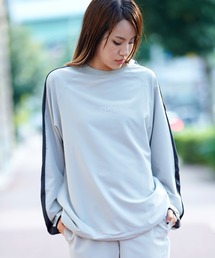 THE MILES | GYMTEC 4WAYストレッチワークアウト メッシュ切替長袖ピステ(Tシャツ/カットソー)