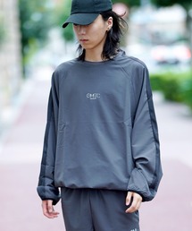GYMTEC 4WAYストレッチワークアウト メッシュ切替長袖ピステ