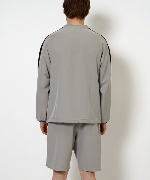 THE MILES（ザ マイルズ）の「GYMTEC 4WAYストレッチワークアウト メッシュ切替長袖ピステ（Tシャツ/カットソー・メンズ・ライトグレー/ダークグレー/ネイビー/ブラック・MEDIUM/LARGE/X-LARGE）」の11枚目の写真