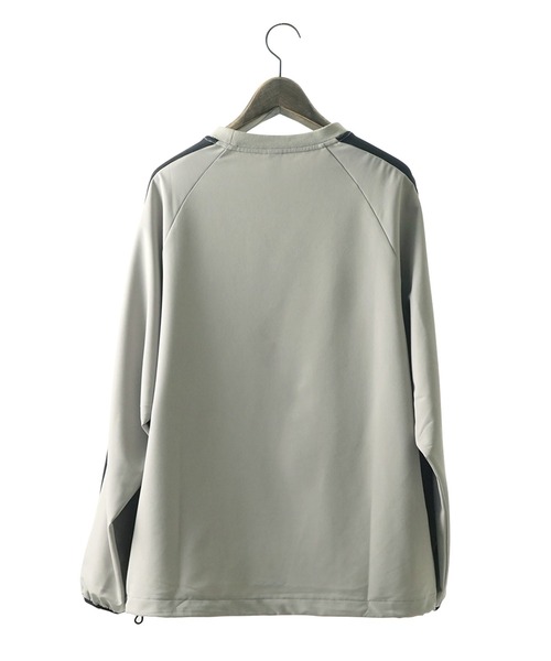 THE MILES（ザ マイルズ）の「GYMTEC 4WAYストレッチワークアウト メッシュ切替長袖ピステ（Tシャツ/カットソー・メンズ・ライトグレー/ダークグレー/ネイビー/ブラック・MEDIUM/LARGE/X-LARGE）」の9枚目の写真