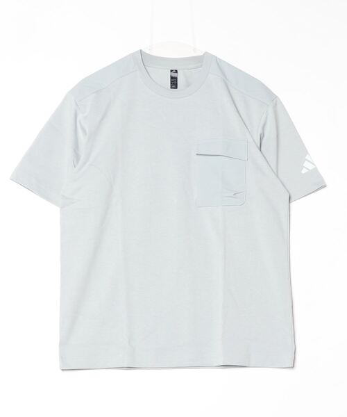 adidas（アディダス）の「アディダス adidas シティエスケープ ルーズフィット ファブリックミックス 半袖ポケットTシャツ（Tシャツ/カットソー・メンズ・ブルー/ホワイト/オリーブ・3L/LL/L/M/S）」の3枚目の写真