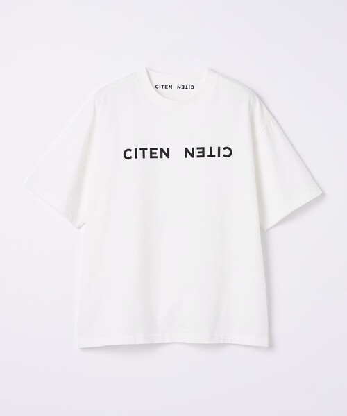 CITEN（シテン）の「＜CITEN＞CITENビッグロゴTヨコ（Tシャツ/カットソー・レディース・ブラック/ホワイト/ネイビー/オレンジ・FREE）」の5枚目の写真