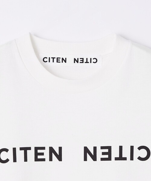 CITEN（シテン）の「＜CITEN＞CITENビッグロゴTヨコ（Tシャツ/カットソー・レディース・ブラック/ホワイト/ネイビー/オレンジ・FREE）」の7枚目の写真