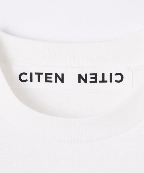 CITEN（シテン）の「＜CITEN＞CITENビッグロゴTヨコ（Tシャツ/カットソー・レディース・ブラック/ホワイト/ネイビー/オレンジ・FREE）」の10枚目の写真