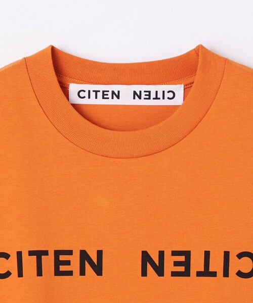 CITEN（シテン）の「＜CITEN＞CITENビッグロゴTヨコ（Tシャツ/カットソー・レディース・ブラック/ホワイト/ネイビー/オレンジ・FREE）」の17枚目の写真