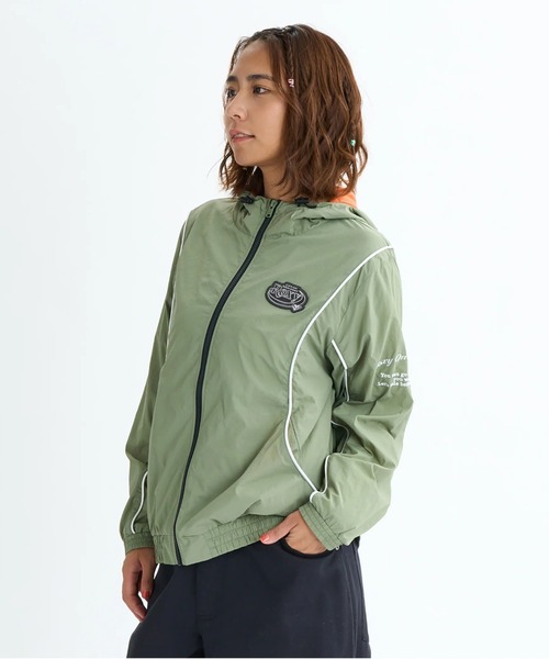 ROXY(ロキシー)の「ANYWHERE YOU WANT /ロキシーワンポイントナイロンジャケット(ブルゾン・レディース・ブラック/グリーン・SMALL/MEDIUM/LARGE)」の18枚目の写真
