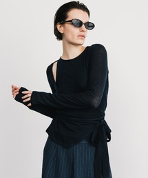 SLK SHEER CACHECOEUR CAMI  SET/シアーカシュクールキャミセット