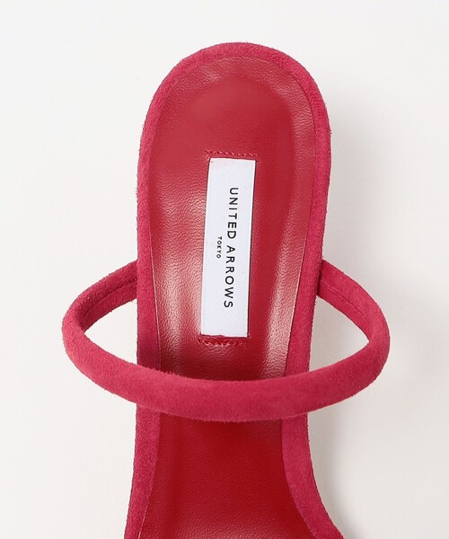 UNITED ARROWS（ユナイテッドアローズ）の「2ライン ミュールサンダル 25S（サンダル・レディース・グレー系/ブラック/レッド・37h/38/36h/36/37/35h/35）」の12枚目の写真