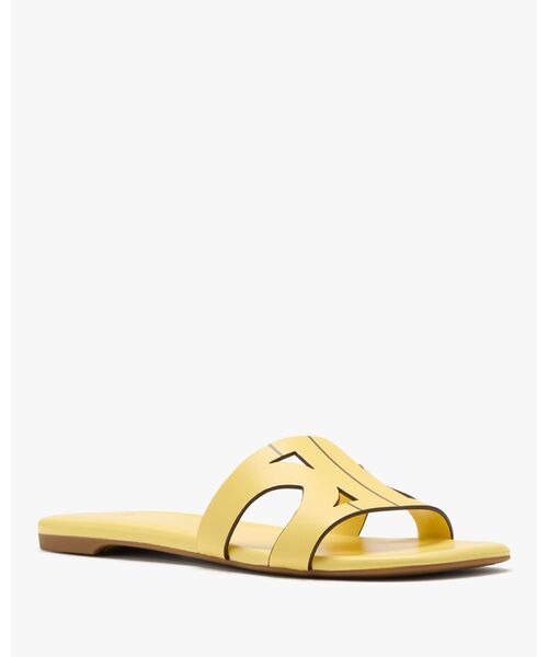 kate spade new york(ケイトスペード ニューヨーク)の「デュオ スライド サンダル(サンダル・レディース・イエロー・7/5/8/6)」の4枚目の写真