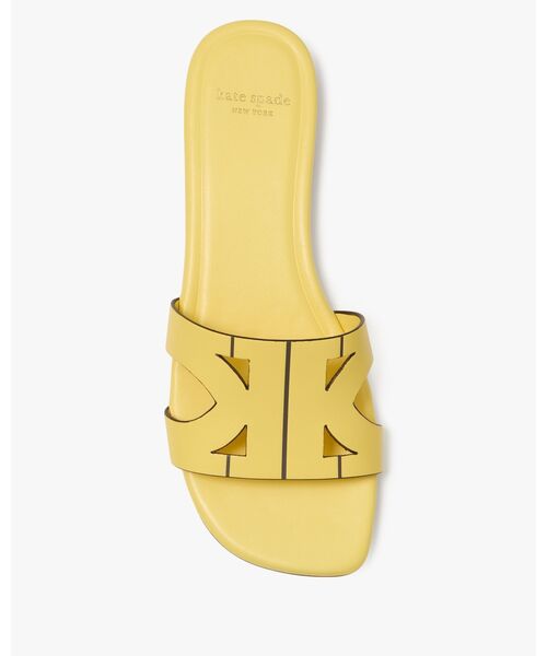 kate spade new york(ケイトスペード ニューヨーク)の「デュオ スライド サンダル(サンダル・レディース・イエロー・7/5/8/6)」の5枚目の写真