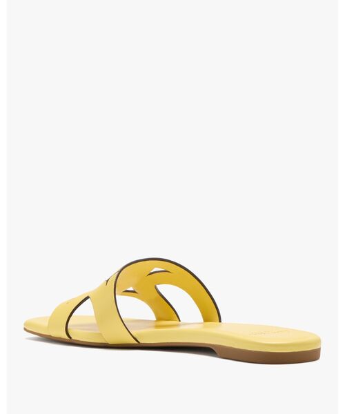 kate spade new york(ケイトスペード ニューヨーク)の「デュオ スライド サンダル(サンダル・レディース・イエロー・7/5/8/6)」の2枚目の写真