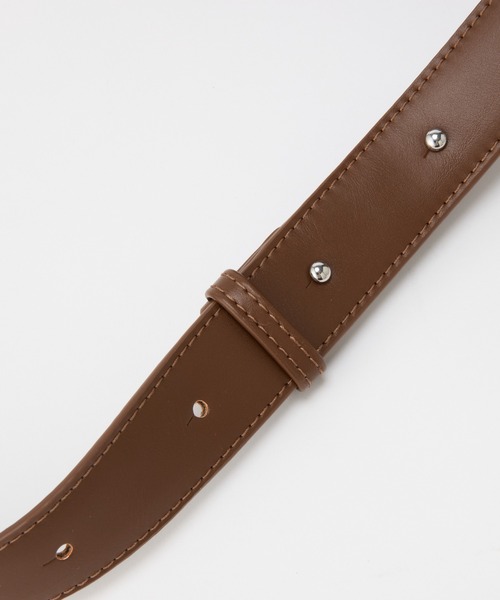 COLONY 2139（コロニートゥーワンスリーナイン）の「スクエアボディーバッグ（ボディバッグ/ウエストポーチ・レディース・ブラック/ブラウン・FREE）」の21枚目の写真