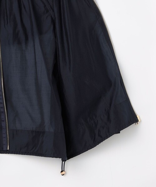 MICO COULIER（ミコクリエ）の「オーガンジーグログランフードブルゾン（ブルゾン・レディース・オフホワイト/ネイビー/グレイッシュベージュ・38）」の19枚目の写真