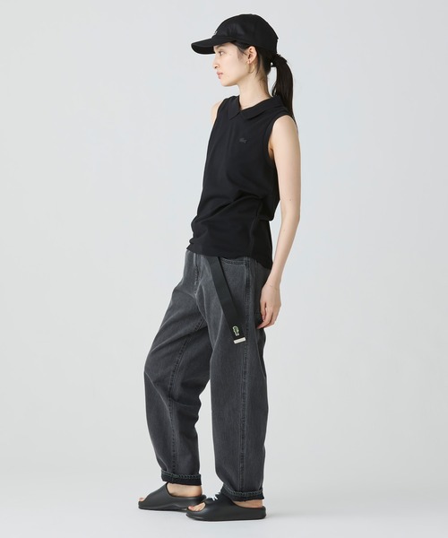 LACOSTE（ラコステ）の「レディース SERVE SLIDE 2.0 224 1 CFA（サンダル・レディース・ブラック×ホワイト・22.5cm/24.0cm/23.5cm/25.0cm）」の9枚目の写真