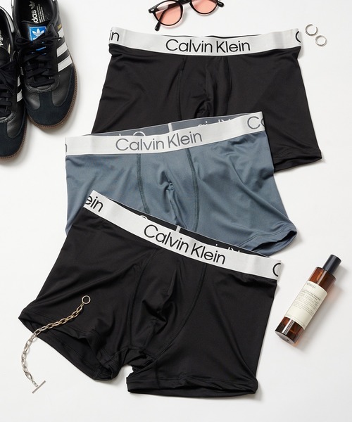 Calvin Klein(カルバン・クライン)の「【Calvin Klein】3パック トランクス TRUNK 3PK(ボクサーパンツ・メンズ・その他2/その他3/マルチ/ブラック・S/M/L)」の3枚目の写真