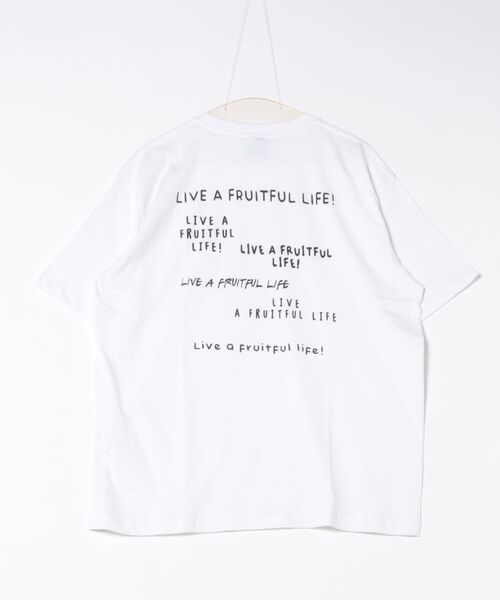 HANGTEN（ハンテン）の「【HANGTEN/ハンテン】天竺プリント半袖Tシャツ（Tシャツ/カットソー・メンズ・レッド/ホワイト/ネイビー/グレー系その他2/オフホワイト/グレー系その他・MEDIUM/X-LARGE/LARGE）」の20枚目の写真