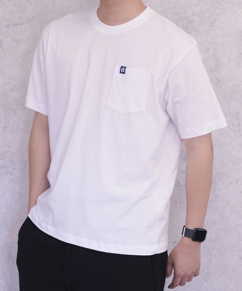 HANGTEN（ハンテン）の「【HANGTEN/ハンテン】天竺プリント半袖Tシャツ（Tシャツ/カットソー・メンズ・レッド/ホワイト/ネイビー/グレー系その他2/オフホワイト/グレー系その他・MEDIUM/X-LARGE/LARGE）」の10枚目の写真