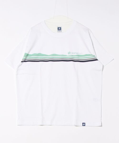 HANGTEN（ハンテン）の「【HANGTEN/ハンテン】天竺プリント半袖Tシャツ（Tシャツ/カットソー・メンズ・レッド/ホワイト/ネイビー/グレー系その他2/オフホワイト/グレー系その他・MEDIUM/X-LARGE/LARGE）」の22枚目の写真