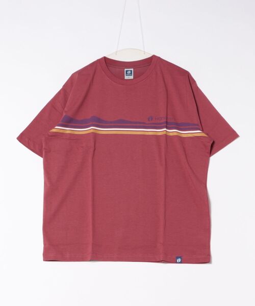 HANGTEN（ハンテン）の「【HANGTEN/ハンテン】天竺プリント半袖Tシャツ（Tシャツ/カットソー・メンズ・レッド/ホワイト/ネイビー/グレー系その他2/オフホワイト/グレー系その他・MEDIUM/X-LARGE/LARGE）」の15枚目の写真