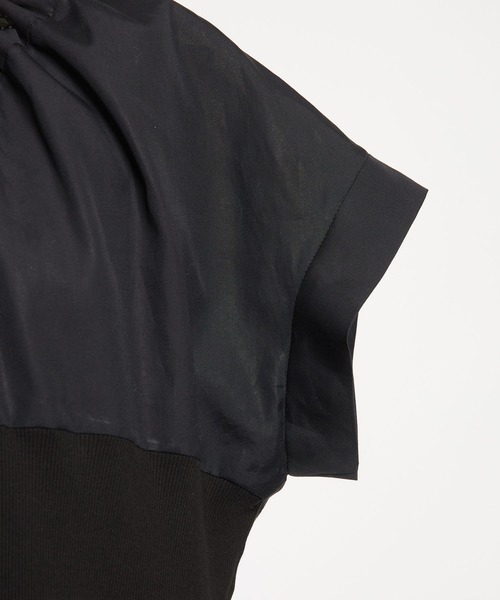 gomme（ゴム）の「クラッシュベルベット　ビジューワンピース（ワンピース・レディース・ブラック・MEDIUM）」の8枚目の写真