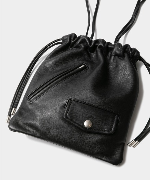 excerption riders drawstring bag（ショルダーバッグ）｜beautiful