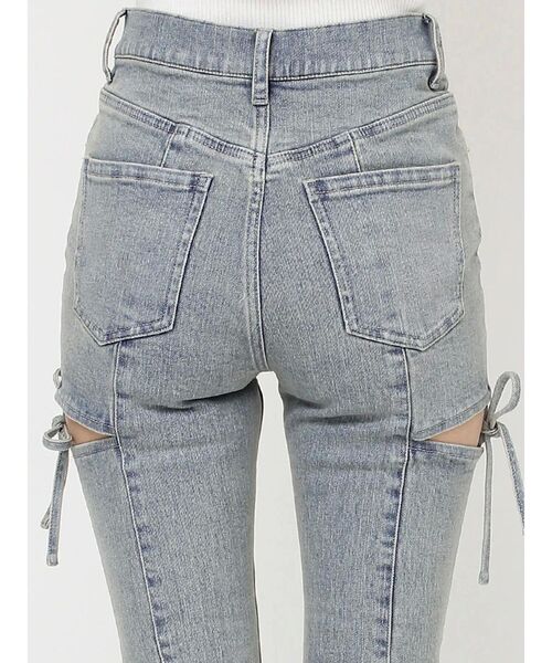 RESEXXY カットアウトリボンデニムパンツ 楽天市場】RESEXXY リゼクシー デニム パンツ カット アウト