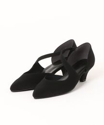 【kaene】【アシメストラップパンプス】/結婚式/シューズ/オフィス/きれいめ/おでかけ