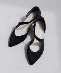 【kaene】【アシメストラップパンプス】/結婚式/シューズ/オフィス/きれいめ/おでかけ