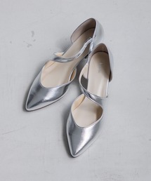 【kaene】【アシメストラップパンプス】/結婚式/シューズ/オフィス/きれいめ/おでかけ