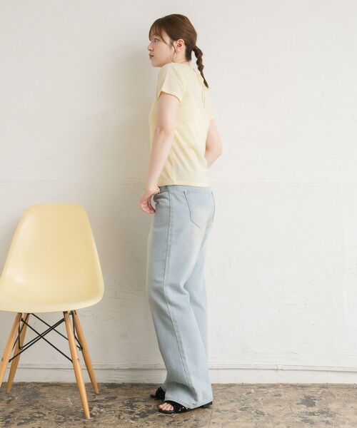 RETRO GIRL（レトロガール）の「フレアデニムPT（デニムパンツ・レディース・ブルー系その他5/ライトグレー/ダークブルー・FREE）」の4枚目の写真