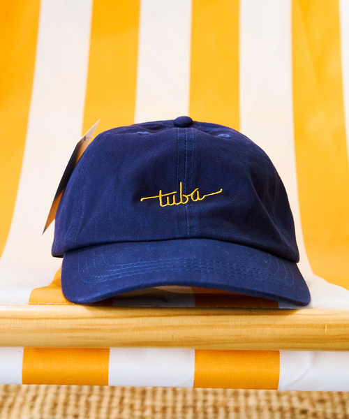 417 EDIFICE（フォーワンセブンエディフィス）の「TUBA コットンロゴキャップ（キャップ・メンズ・ネイビー・FREE）」の3枚目の写真