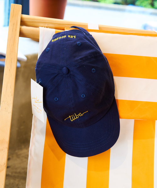 417 EDIFICE（フォーワンセブンエディフィス）の「TUBA コットンロゴキャップ（キャップ・メンズ・ネイビー・FREE）」の4枚目の写真