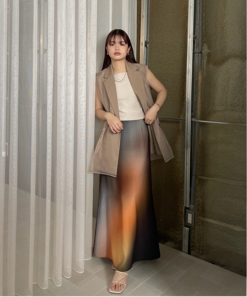 MEDI SHEER DOCKING LADY LIKE VEST（ベスト）｜Ameri（アメリ