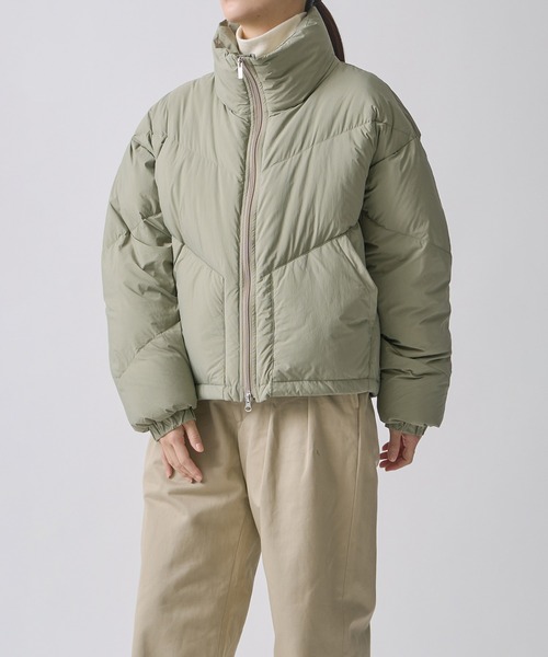miffew（ミフュー）の「「miffew/ ミフュー」QUILTING DOWN JACKET（ダウンジャケット/コート・レディース・オリーブ/ブルーグレー/ブラック・2/1/4/3）」の4枚目の写真
