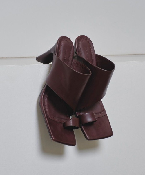 靴 TODAYFUL Square Leather Sandals セール】TODAYFUL Square Leather Sandals 12511005（サンダル