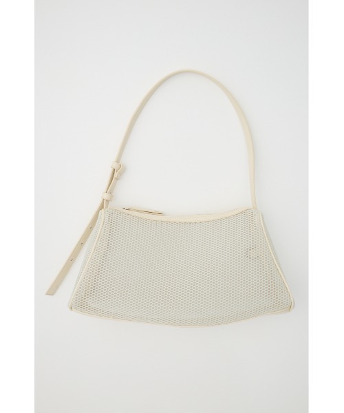 MOUSSY(マウジー)の「MESH ONE SHOULDER バッグ(ショルダーバッグ・レディース・キナリ/ブラック・FREE)」の1枚目の写真
