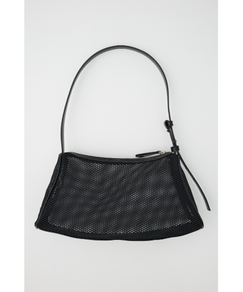 MOUSSY(マウジー)の「MESH ONE SHOULDER バッグ(ショルダーバッグ・レディース・キナリ/ブラック・FREE)」の6枚目の写真